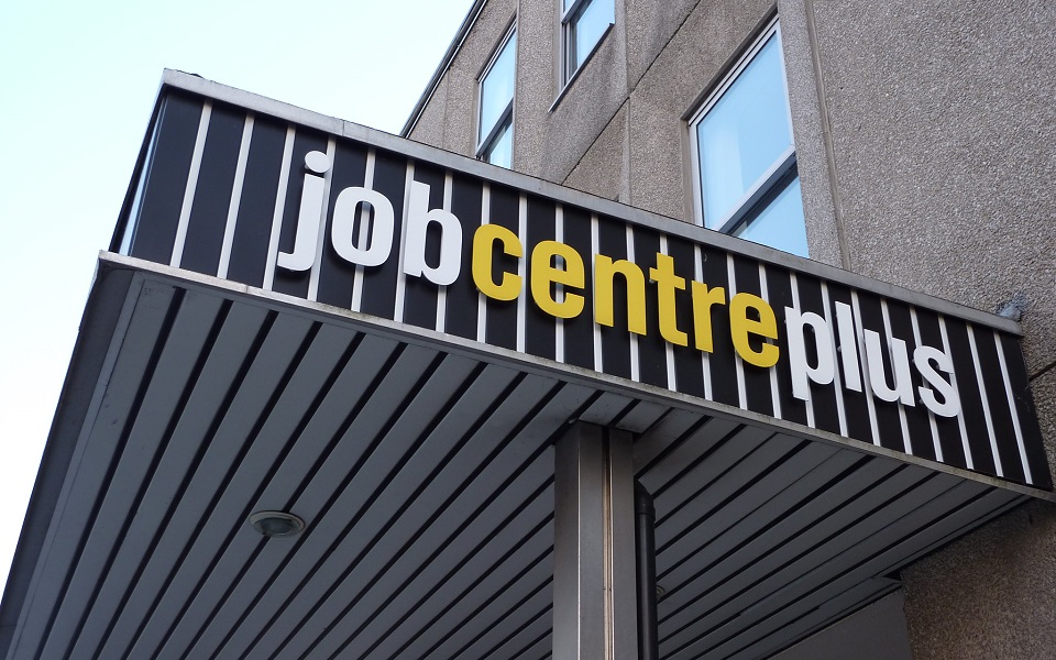 JobCentre Plus building located on Brandon Parade (off Holly Walk), in Leamington Spa, Warwickshire.